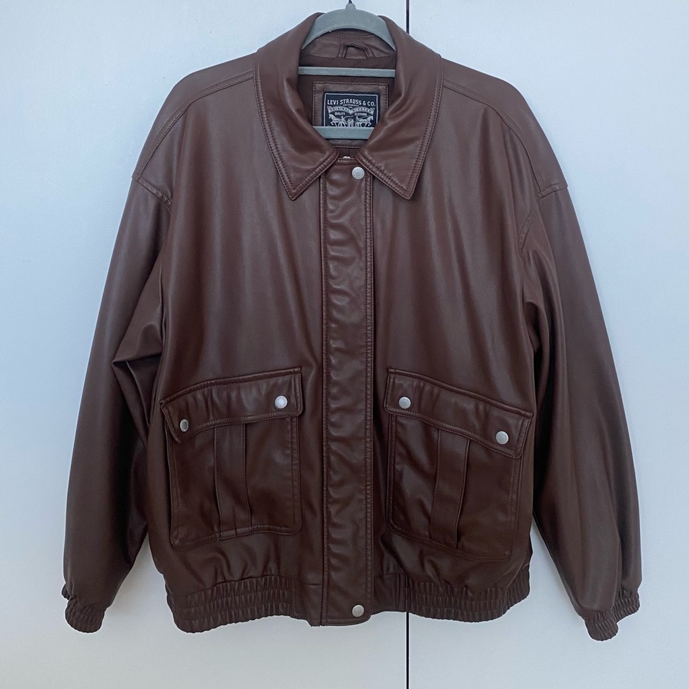 Levi’s Brown Faux LeatherJacket
